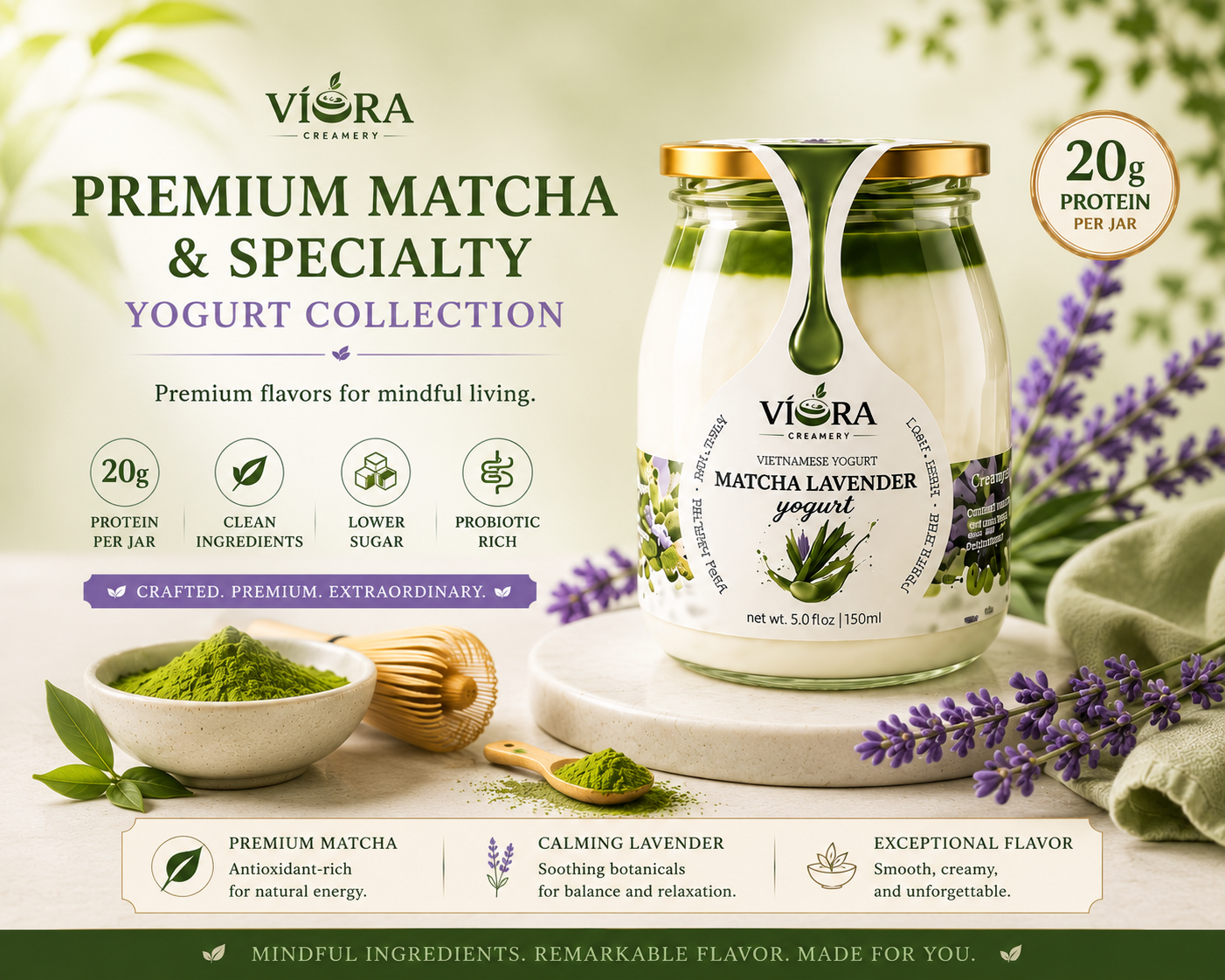Viora Creamery build your own yogurt box