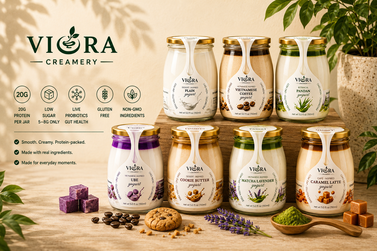 Viora Creamery Vietnamese-inspired yogurt flavors