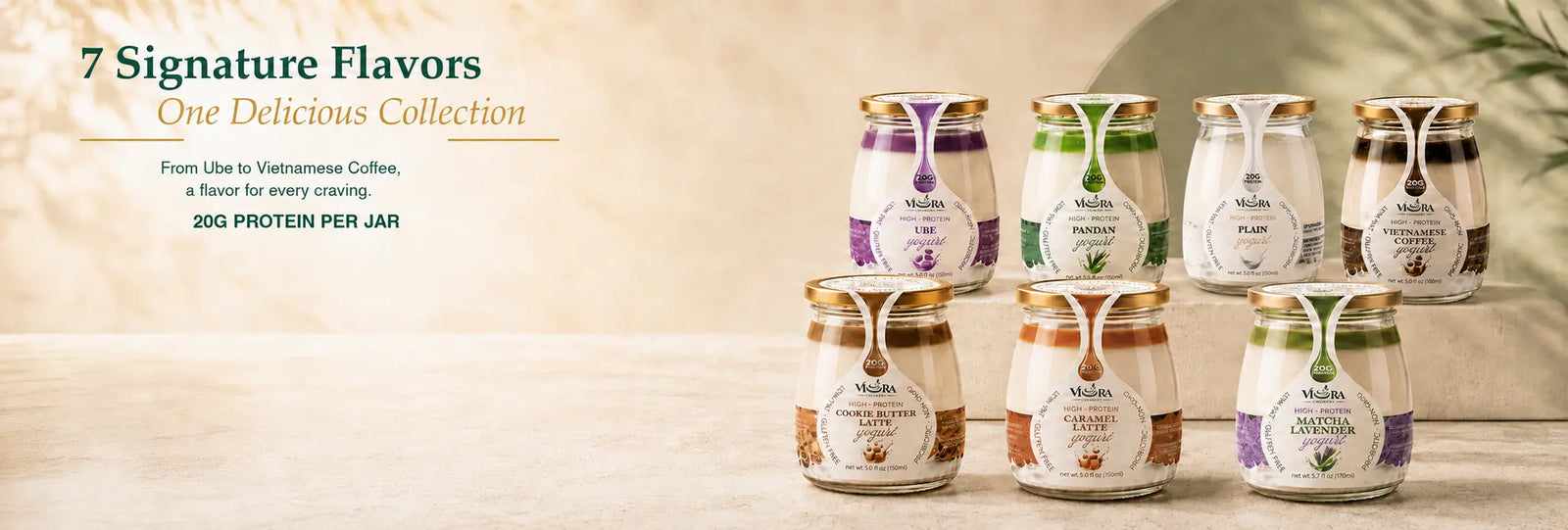 Viora Creamery high-protein yogurt flavors