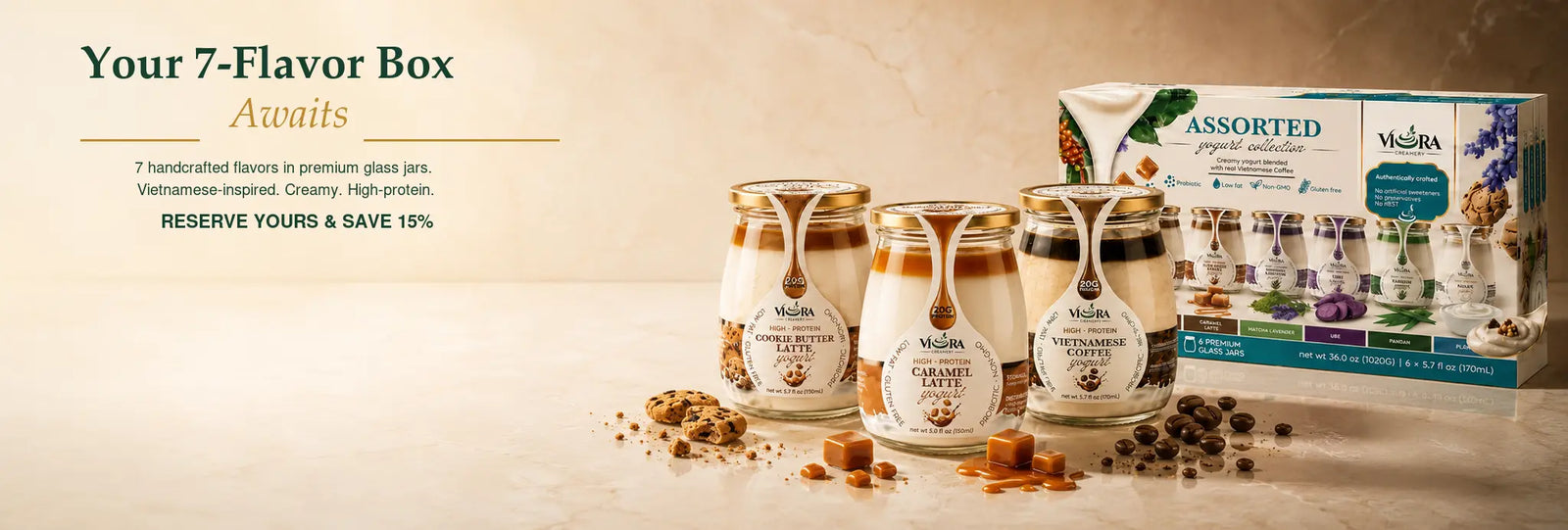 Viora Creamery Vietnamese-style yogurt collection
